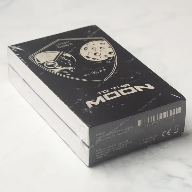 Ledger Nano X To The Moon Limited Edition - sealed box front