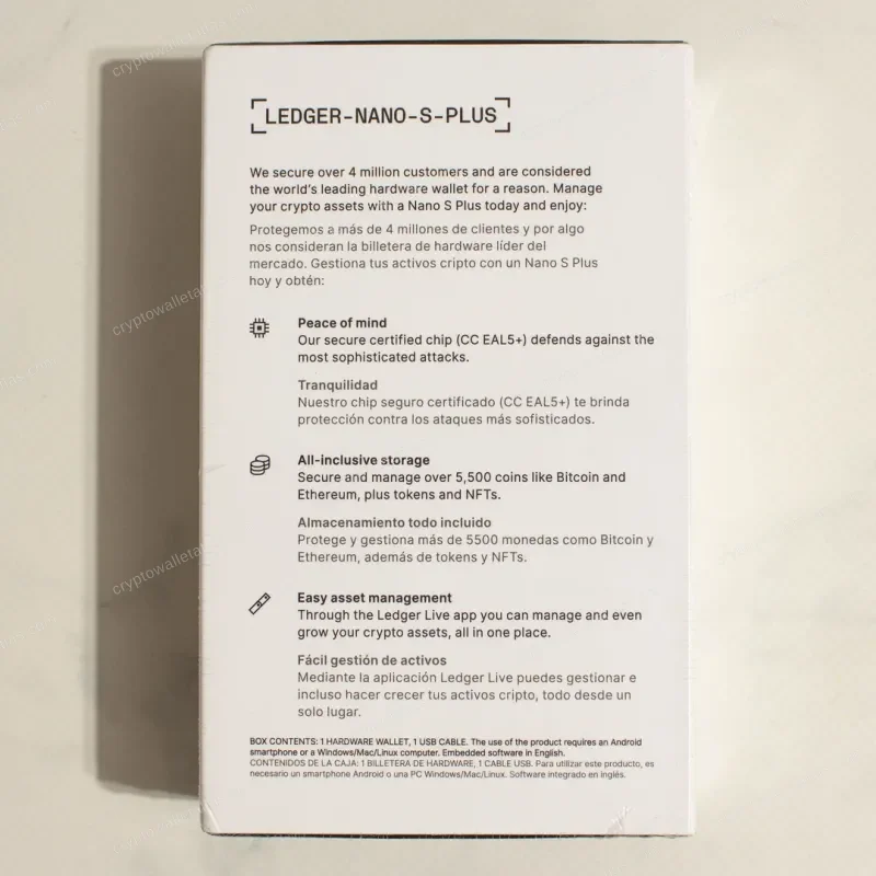 Ledger Nano S Plus Cool Cats - sealed box front