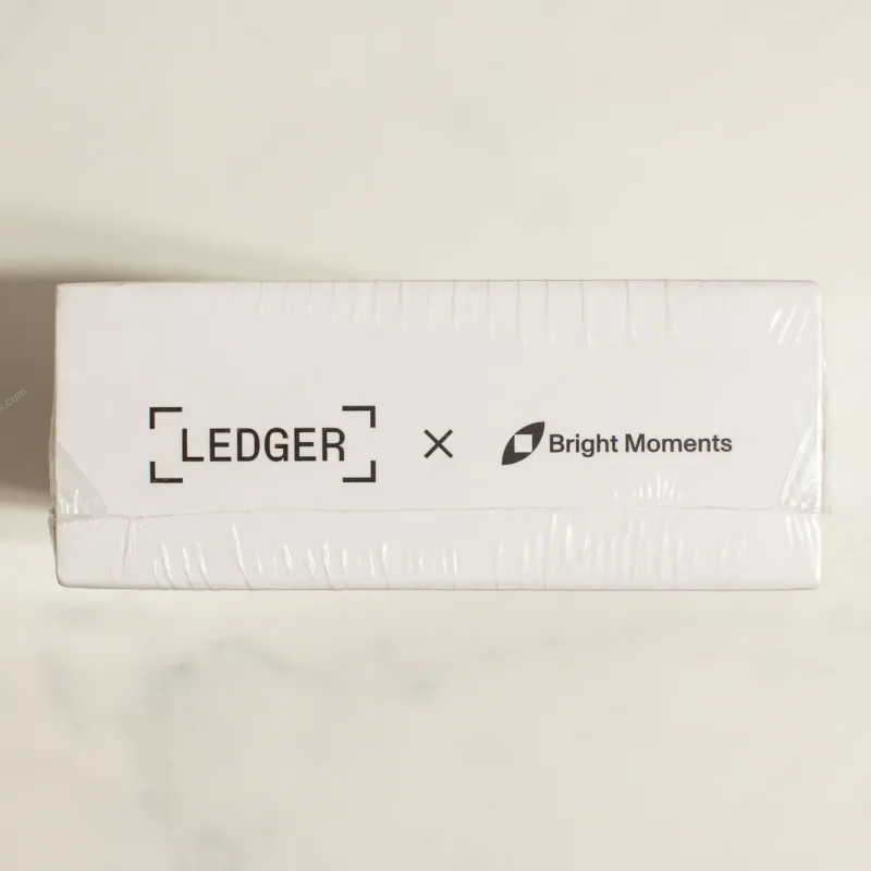 Ledger Nano X Bright Moments CryptoBerliners - device face close-up