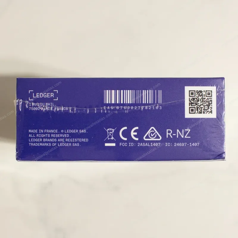 Ledger Nano X The Hundreds x Adam Bomb Squad Blue - colorway and finish detail