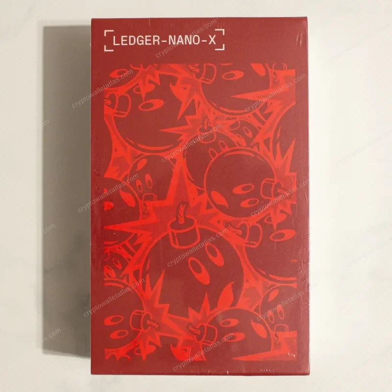 Ledger Nano X The Hundreds x Adam Bomb Squad Red, factory sealed